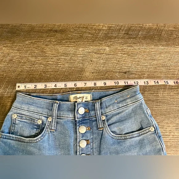 Madewell Perfect Vintage Wide Leg Jeans Size 24 - Picture 12 of 13